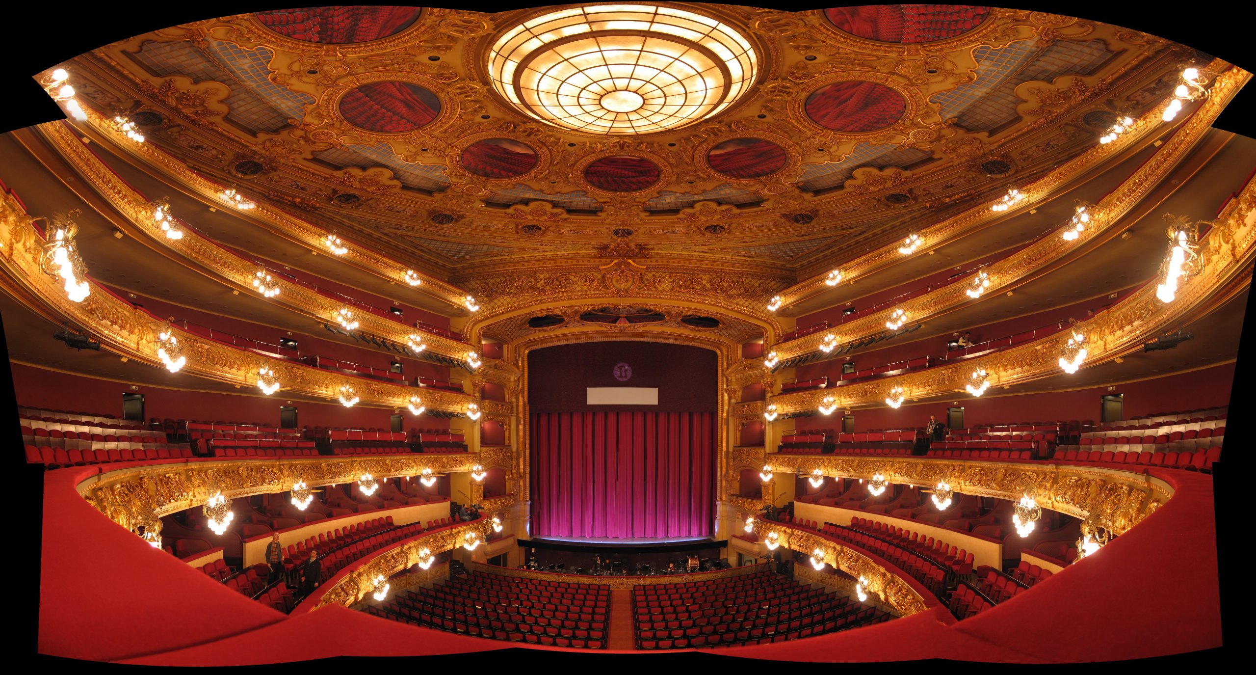 A large theatre auditorium
